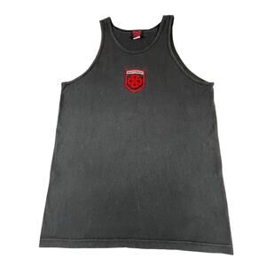 VTG Independent Truck Company Skateboard Tank Top Embroidered Logo Black Men LG